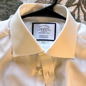 Charles tyrwhitt Egyptian cotton dress shirt. Extra slim. 14.5x33